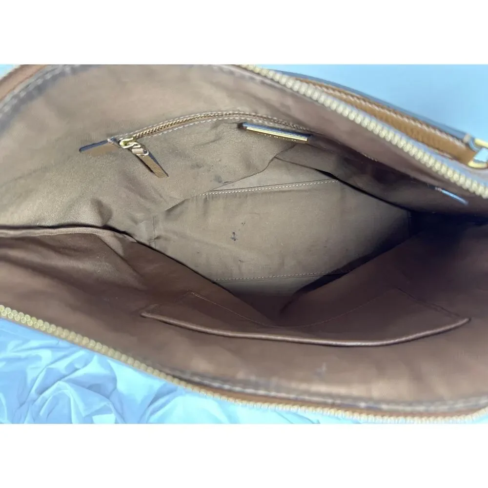 Tory Burch Carson Top Handle Hobo Bag, Brown, Ships Fast